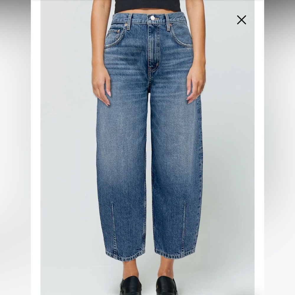 Etica Iris Relaxed Barrel Jean Fistral sz 30